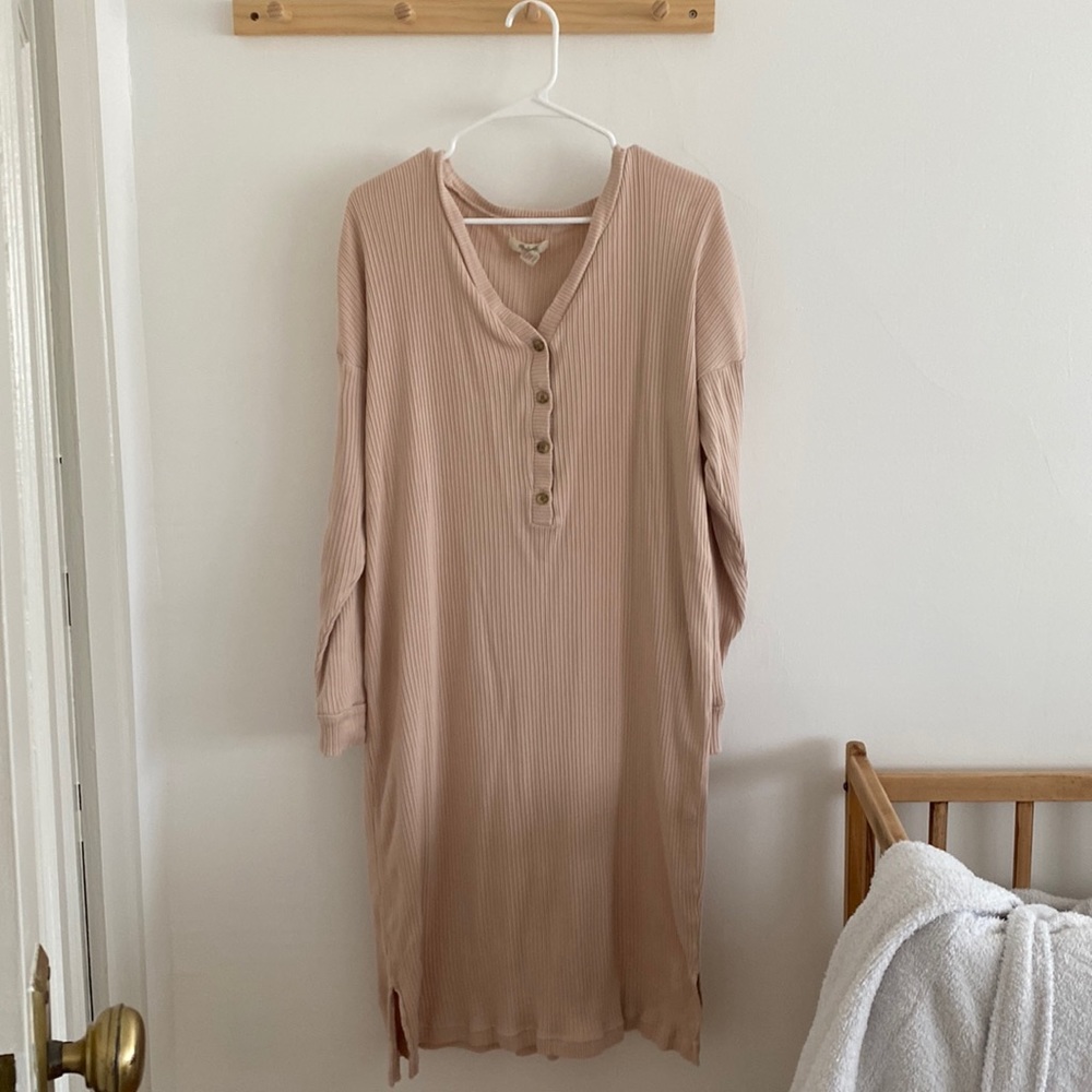 Madewell ribbed sweater dress